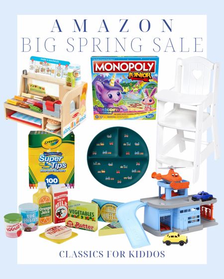 Big Spring Sale: Classic Toys for Kids, Crafts, Art Supplies, Baby Doll Accessories, Kid's Plate | Amazon | 

#LTKsalealert #LTKfamily #LTKkids