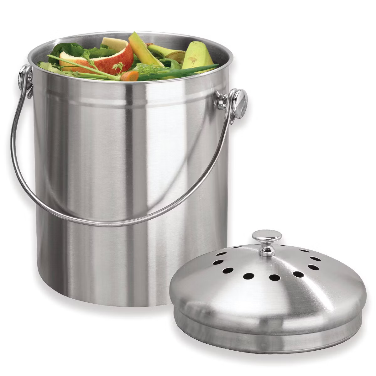 iDESIGN Compost Bin Silver | Target