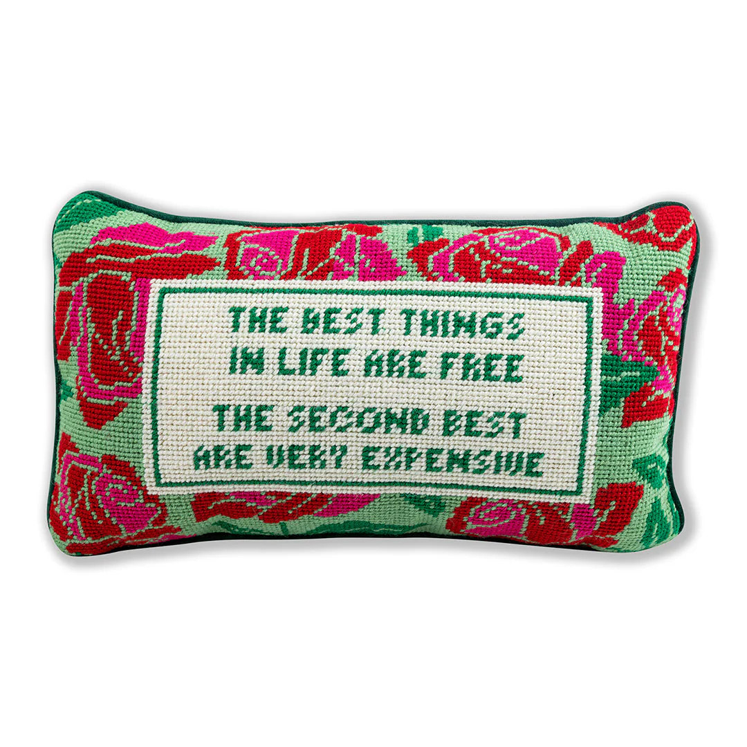 Expensive Needlepoint Pillow | BuddyLove