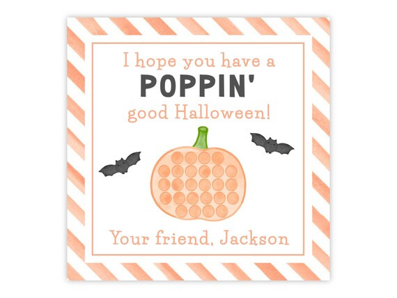 Printable Halloween Tags  Poppin Halloween  Self Edit - Etsy | Etsy (US)