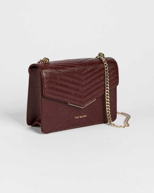 SHAKIB
				Leather quilted envelope cross body bag | Ted Baker (US)