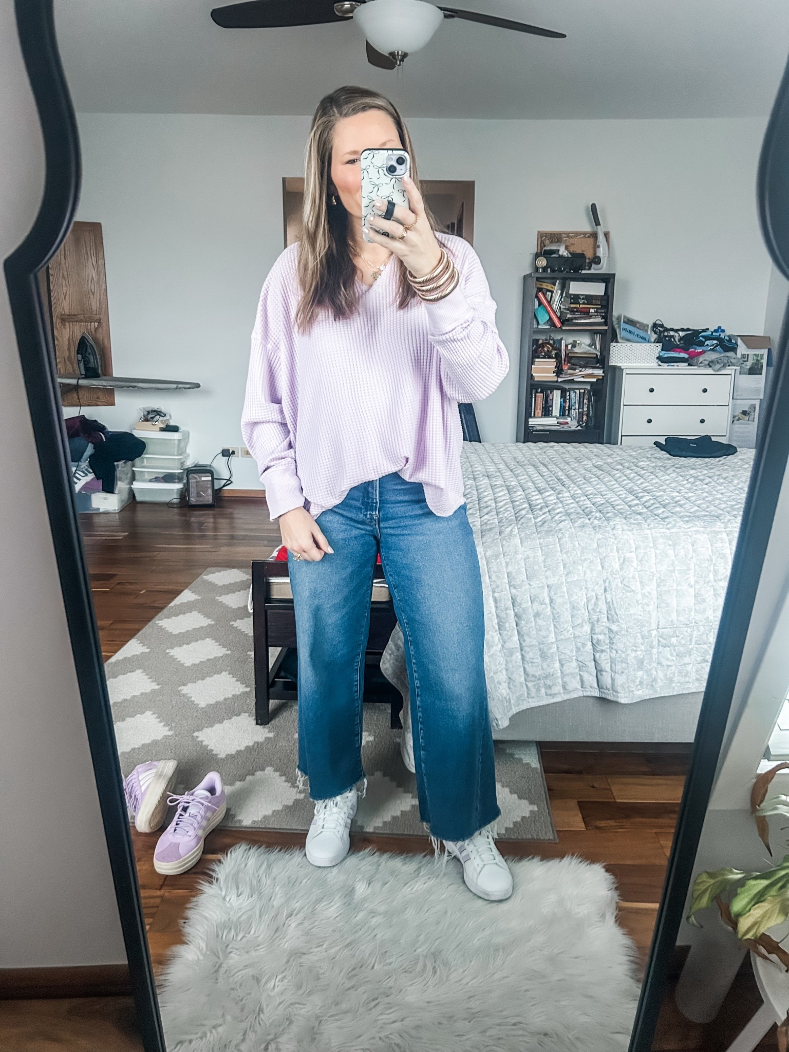 TGIF! I got loads of compliments on this soft waffle shirt today! 

#LTKOver40 #LTKootd #LTKWorkwear