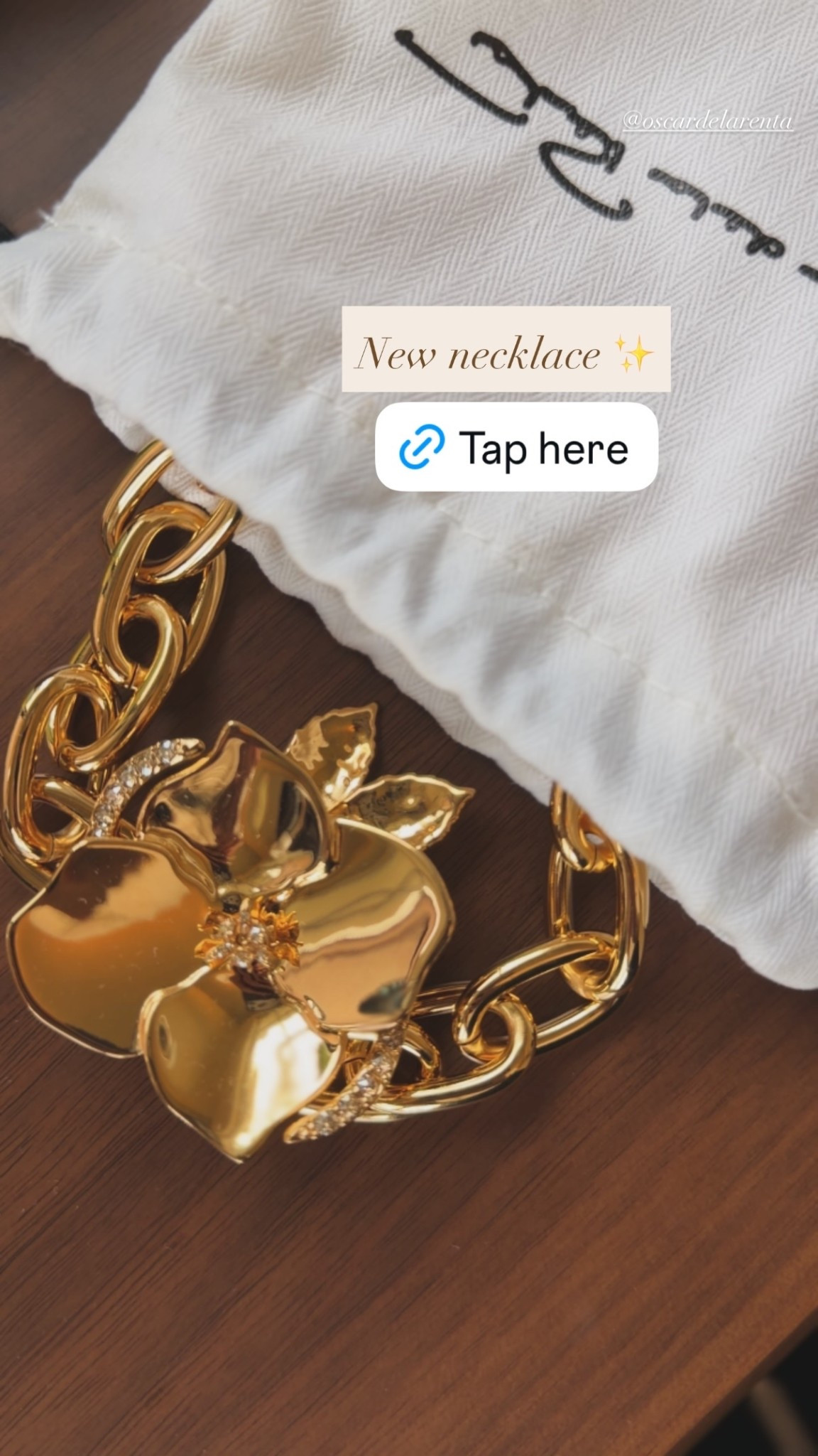 New necklace linked here

#summerjewelry
#classicstyle
#goldnecklace
#goldjewelry
#flowernecklace
 @oscardelarenta

#LTKSeasonal #LTKFestival #LTKootd