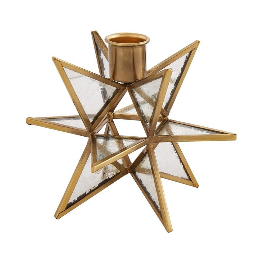Gold Star Candle Holder | Mud Pie (US)