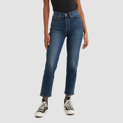 Levi's® Women's High-Rise Wedgie Straight Cropped Jeans | Target