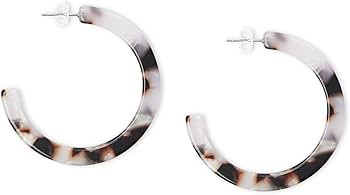 Lucky Brand Acetate Hoop Earrings | Amazon (US)