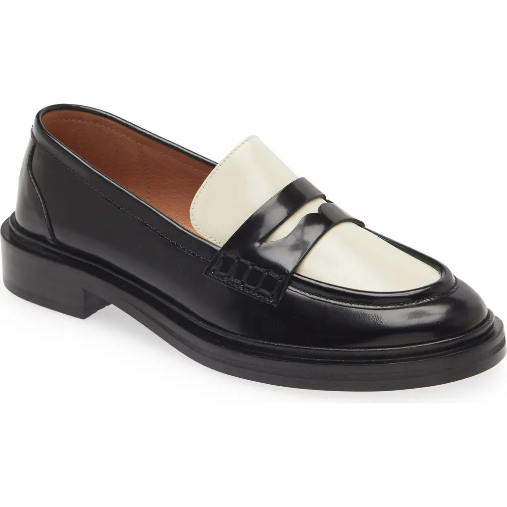Madewell The Vernon Loafer in True Black Multi at Nordstrom, Size 6.5 | Nordstrom