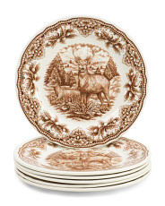 Set Of 6 Homeland Stag Salad Plates | Marshalls