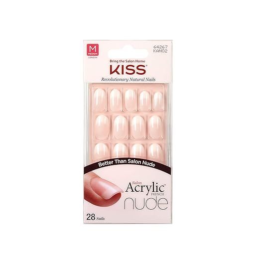 KISS Salon Acrylic Nude 28 Nails (KAN02) | Amazon (US)