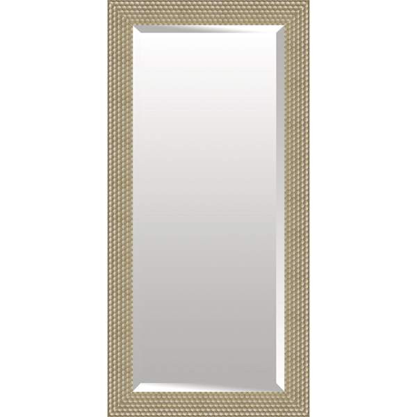 Hexagonal Champagne Leaner Mirror, 32x66 | At Home