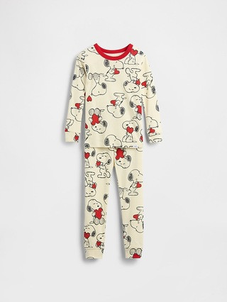 Baby & Toddler Snoopy Organic Brushed Cotton PJ Set | Gap (CA)