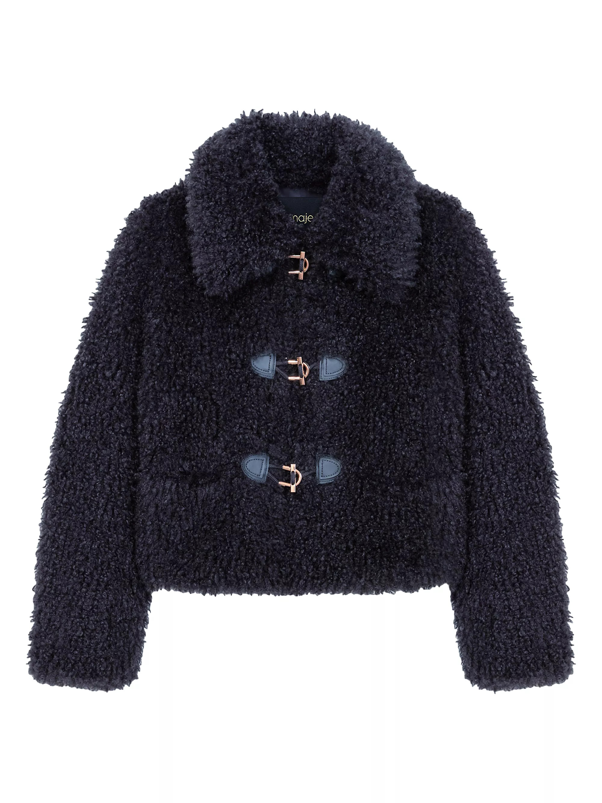 MajeShort Curly Coat | Saks Fifth Avenue