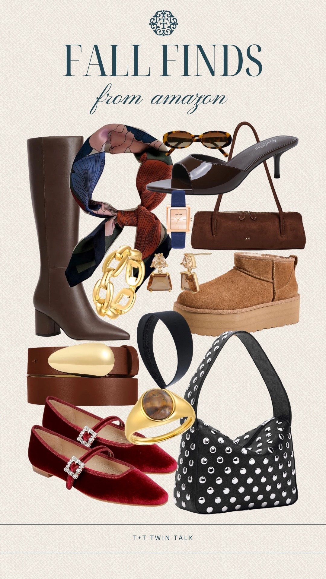 It’s all in the accessories. 🍂✨ Amazon has SO many good fall shoes, handbags, belts, jewelry, and accessories right now. From chocolate brown boots and suede-look bags to velvet Mary Janes and statement gold jewelry, these finds are such an easy way to update your wardrobe for fall!

#LTKSeasonal #LTKOver40 #AmazonFashion #AmazonFinds #FallAccessories #FallShoes #FallBags #FallFashion #AmazonStyle #FallBoots #AffordableFashion