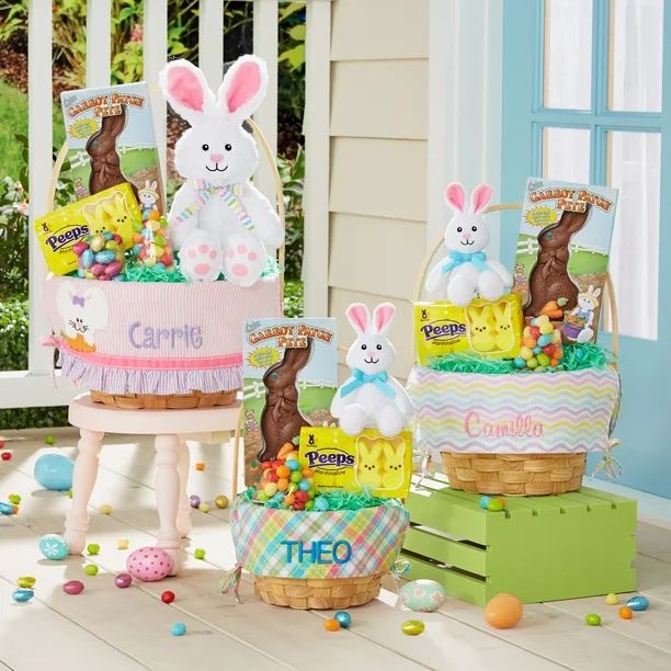 Personalized Create Your Own Easter Basket - Available in 6 Designs, 3 Sizes, and choose With or ... | Walmart (US)