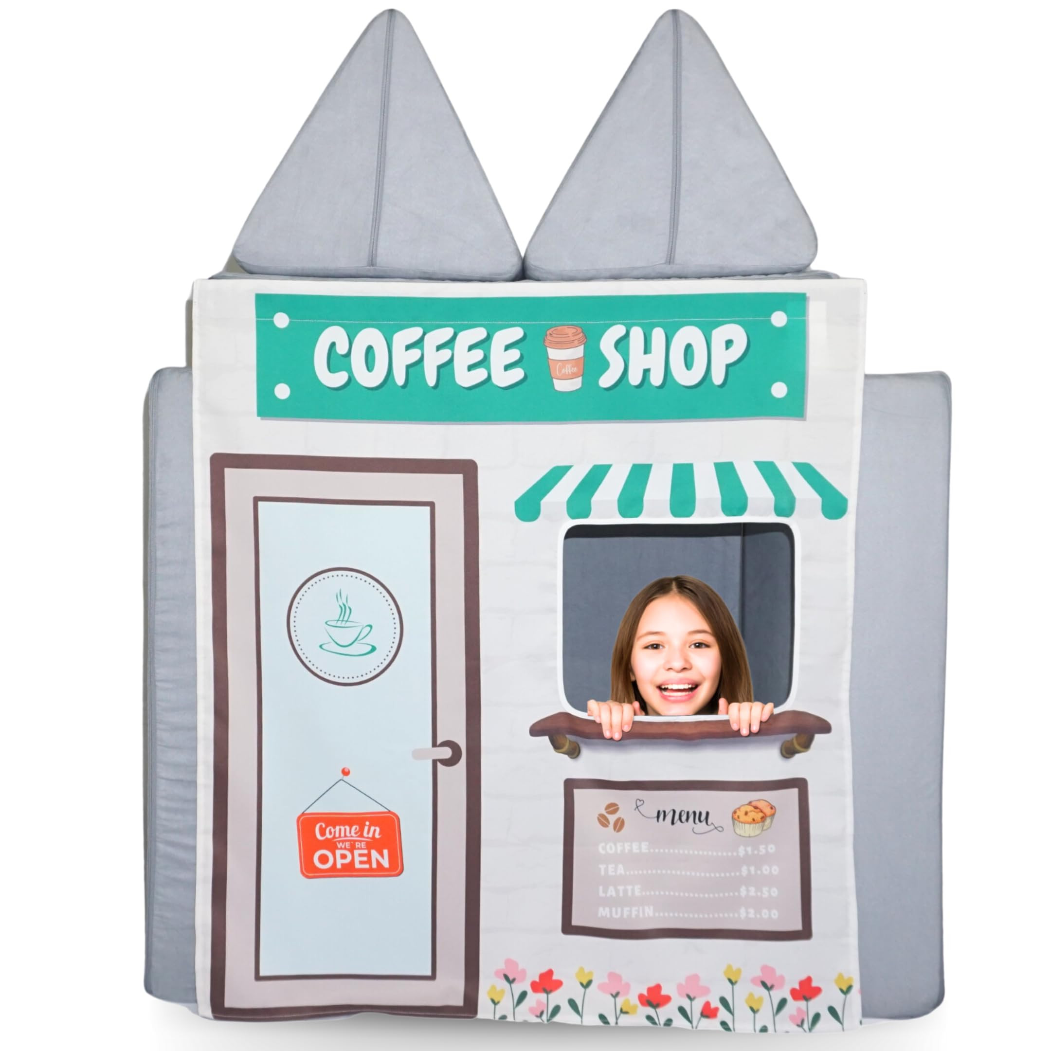 Couch Swag Play Panel for Childrens Foam Sofa Kids Couch (Barn) | Amazon (US)