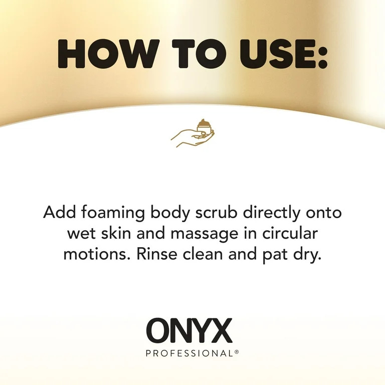 ONYX Professional Mini Foaming Sugar Scrub Gift Set, 4 Piece, 4 oz Each | Walmart (US)