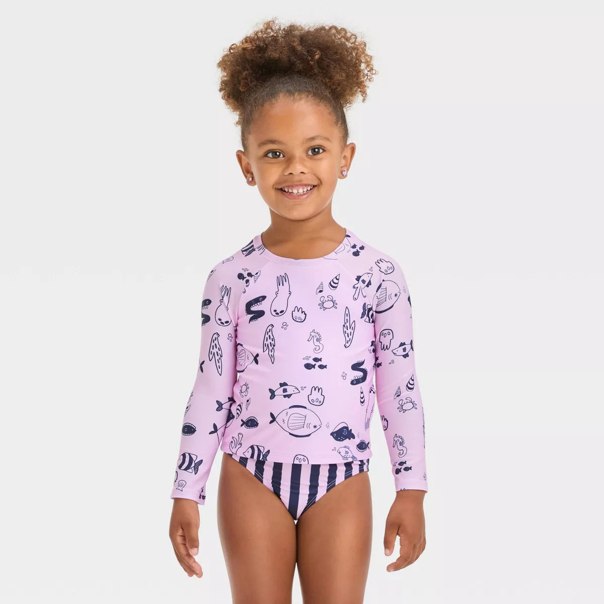 Toddler Girls' Rash Guard Set - Cat & Jack™ | Target