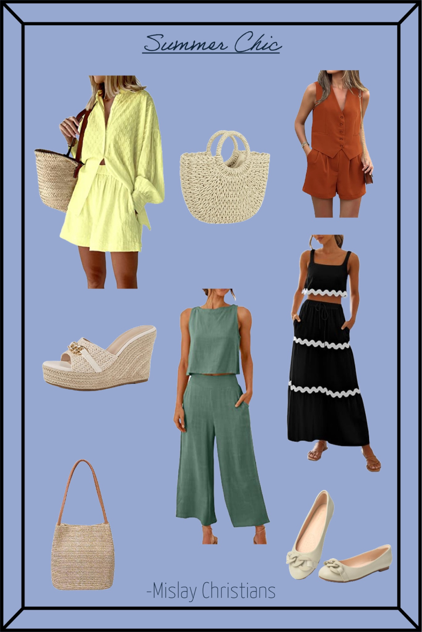 🌞👗 Get ready for the season with this chic summer set! Perfect for sunny days and warm nights, these matching pieces are a must-have for your summer wardrobe. #SummerStyle #MatchingSet #WarmWeatherFashion #SummerVibes

#LTKFindsUnder100 #LTKStyleTip #LTKTravel