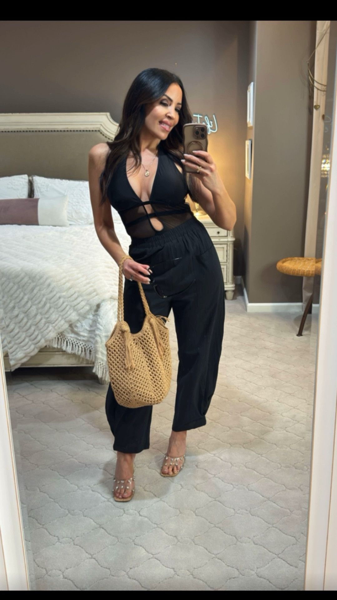 Poolside perfection found! 🖤 I am obsessed with this "2-piece but better" look from Cupshe. It gives you all the style of a bikini with the comfort and coverage of a one-piece. Throw on these lightweight black pants, and you’re ready for lunch by the water. 🍹
✨ Shop the look and save 15% with code: Liz15 on orders of $65+
#cupshe #poolsideglam #swinwearover50