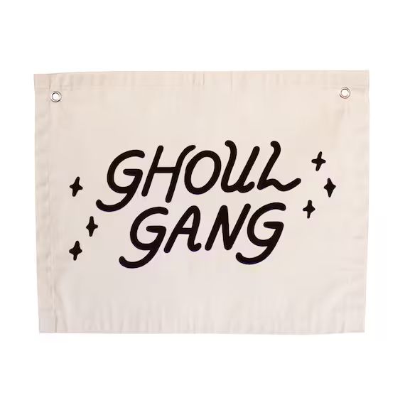 Ghoul Gang Banner  Canvas Wall Flag  Wall Art for Nursery  - Etsy | Etsy (US)