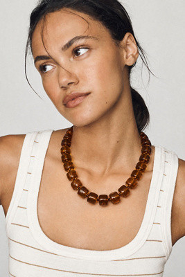 Bowie Necklace, Medium Beads | Anthropologie (US)