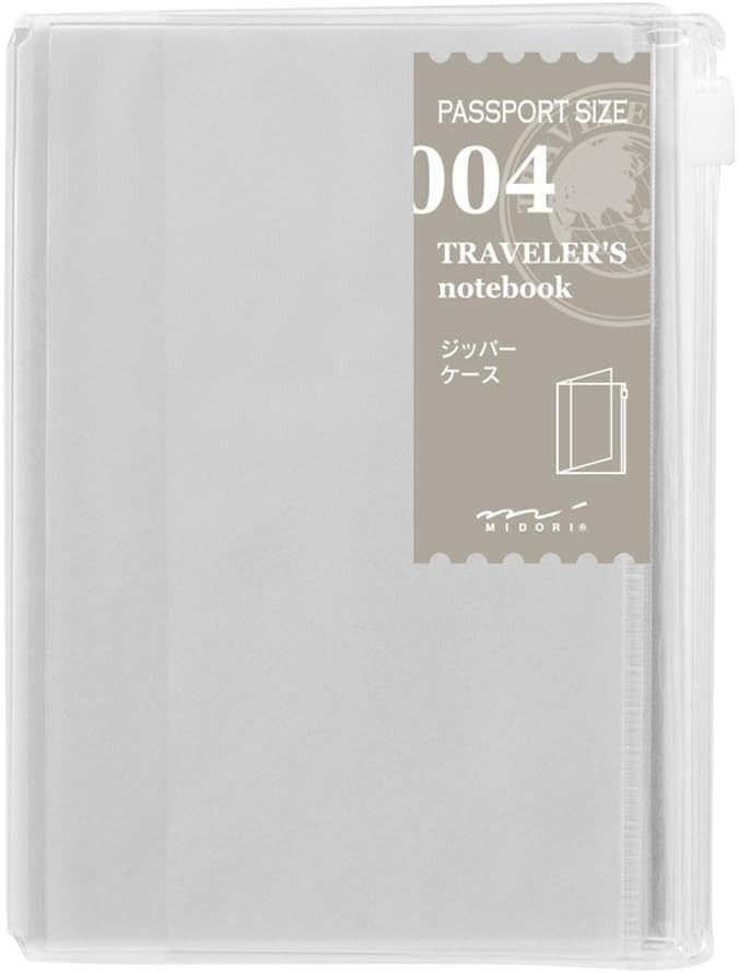 Midori Traveler's Notebook (Refill 004) Zipper Case Passport Size | Amazon (US)