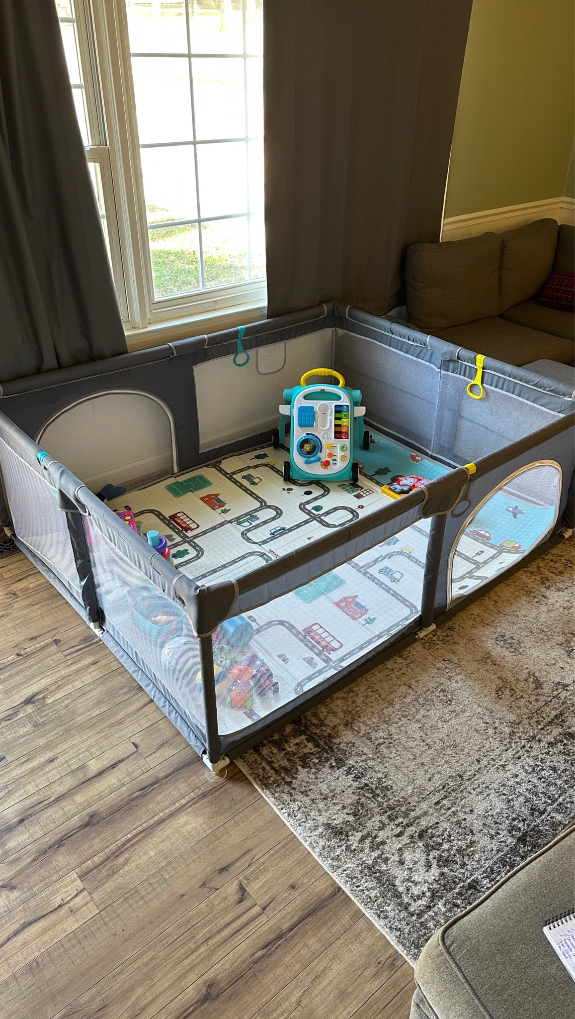 Size is so important!! This is 71”x59". This was PERFECT for keeping my baby in and my dogs out 😅



#LTKBaby #LTKmomlife #LTKKids