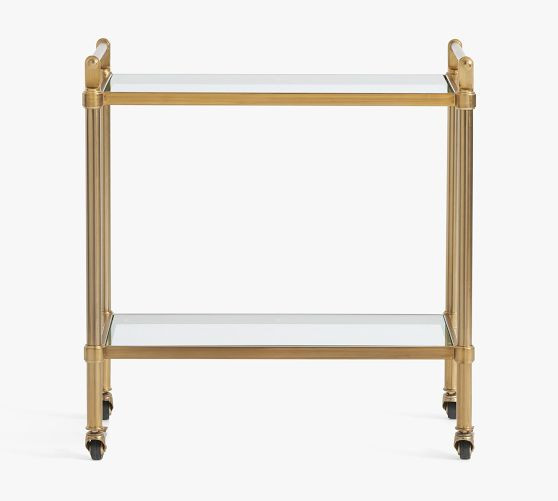 Everson Metal Bar Cart (31.5") | Pottery Barn (US)