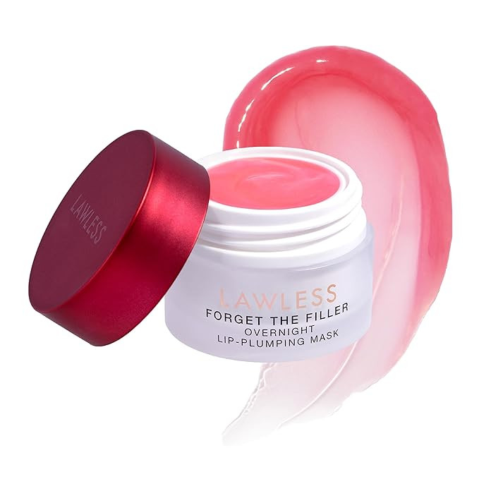 LAWLESS Forget the Filler Lip Mask - Candy Apple - Premium Overnight Lip Plumping Treatment with ... | Amazon (US)