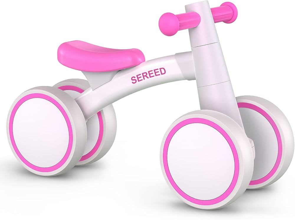 SEREED Baby Balance Bike for 1 Year Old Boys Girls 12-24 Month Toddler Balance Bike, 4 Wheels Tod... | Amazon (US)