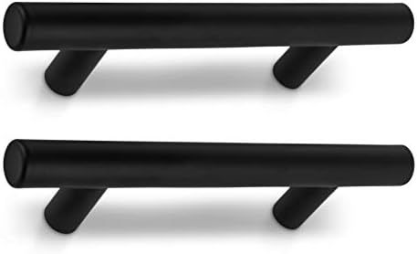 35-Pack Matte Black Cabinet Pulls – 5-Inch Stainless Steel Cabinet Pulls for Kitchen Cabinet, D... | Amazon (US)