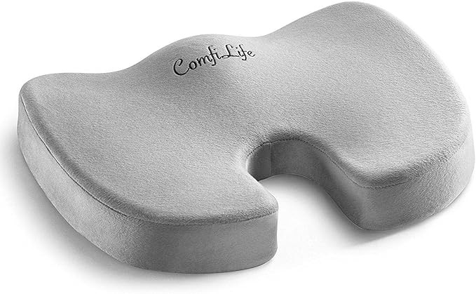 ComfiLife Premium Comfort Seat Cushion - Non-Slip Orthopedic 100% Memory Foam Coccyx Cushion for ... | Amazon (US)