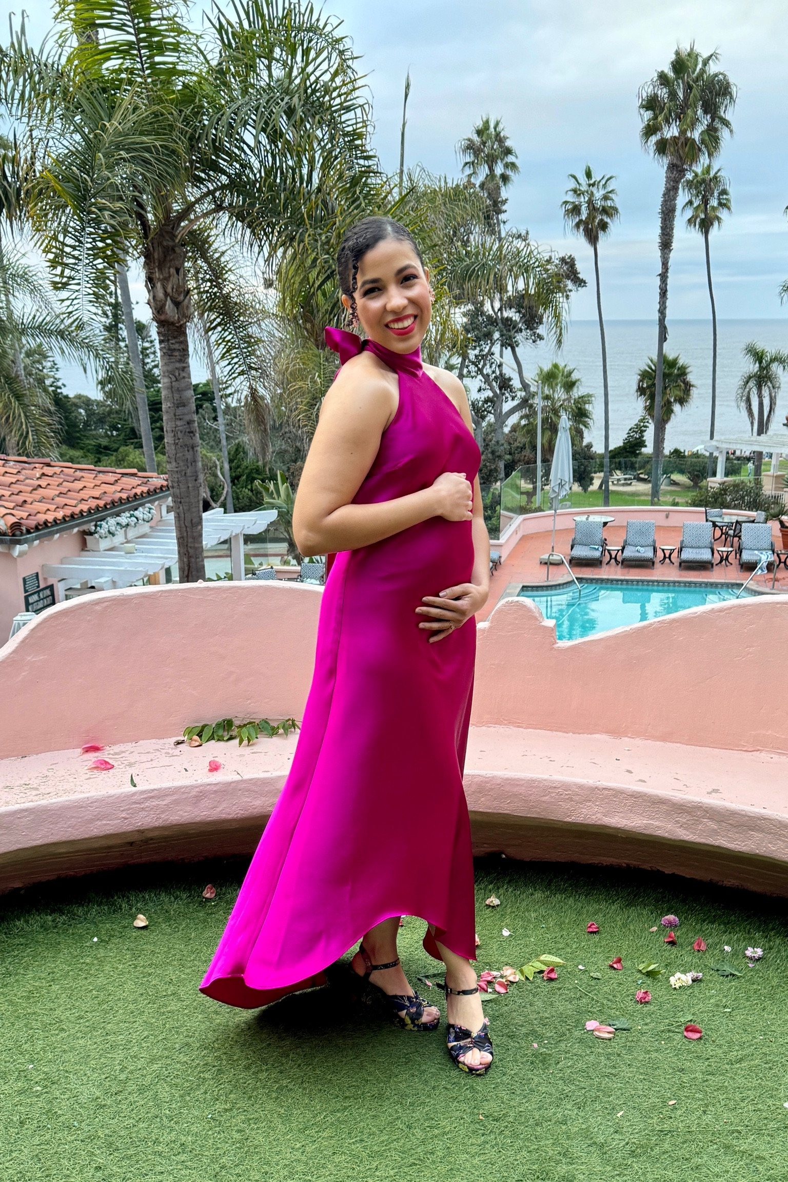 I wore this dress with the tiny bump 🥰❤️! 

Beautiful dress for a wedding! 

Wedding guest dress | wedding season 

#LTKStyleTip #LTKWedding #LTKFindsUnder100