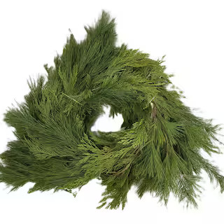 BELL NURSERY 25 ft. Live White Pine and Cedar Garland EVGRN2WPCGAR - The Home Depot | The Home Depot