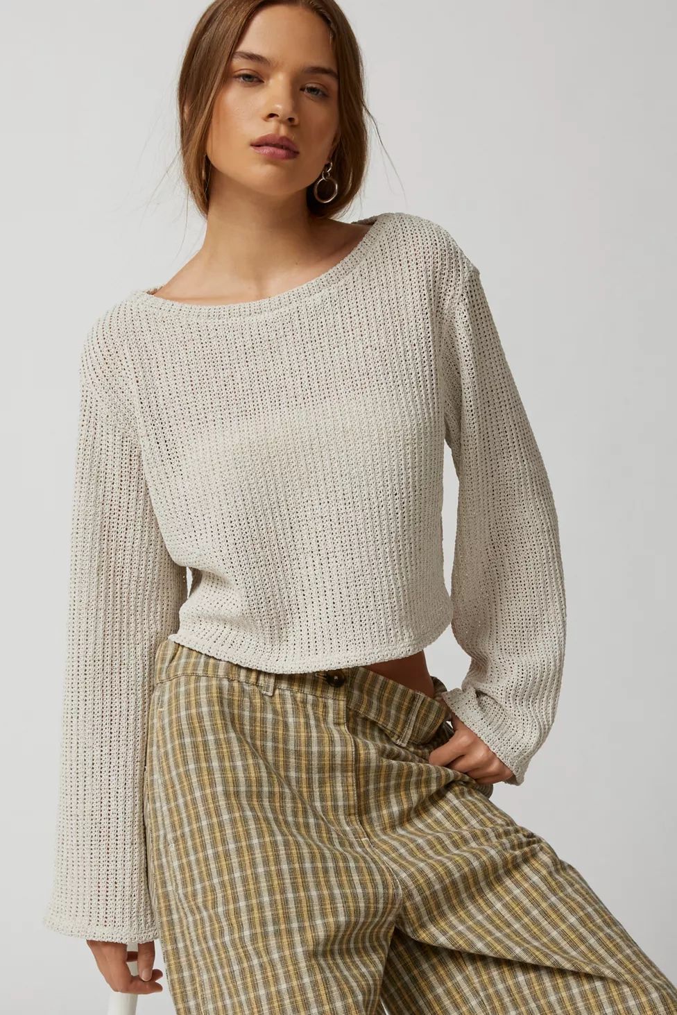 Urban Renewal Remnants Loose Knit Drippy Sweater | Urban Outfitters (US and RoW)