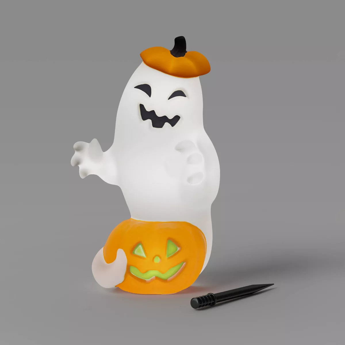 23" Light and Sound Pumpkin and Ghost Outdoor Halloween Decorative Prop - Hyde & EEK! Boutique™ | Target