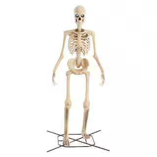 Home Accents Holiday 12 ft. Grave & Bones Giant-Sized Skelly with LifeEyes™ LCD Eyes H5 24SV243... | The Home Depot