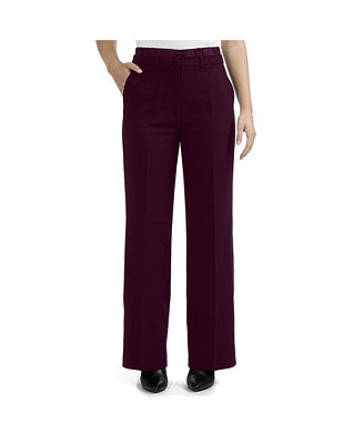 Women's Straight Leg Pant with Satin Waistband | Macy's
