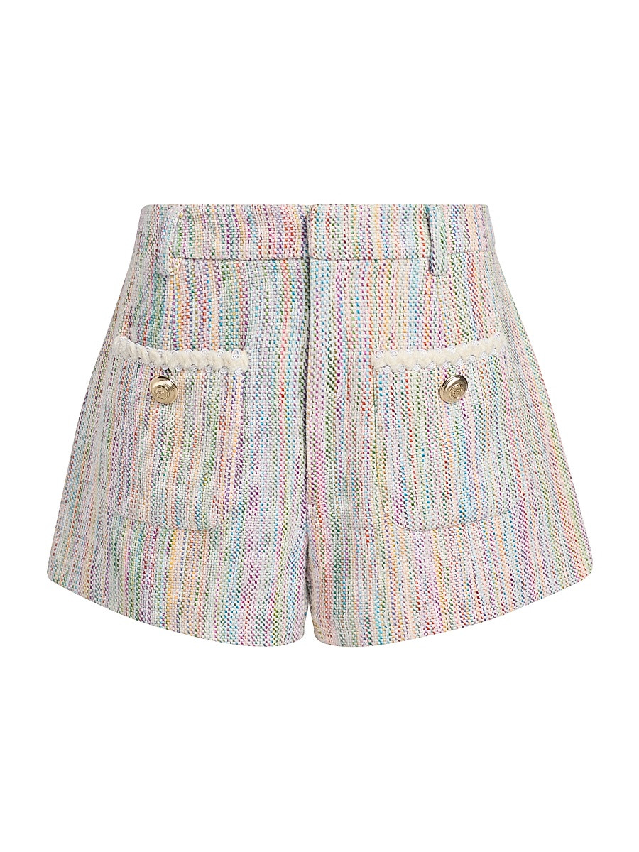 Women's Auden Tweed Shorts - Ivory Multi - Size 0 | Saks Fifth Avenue