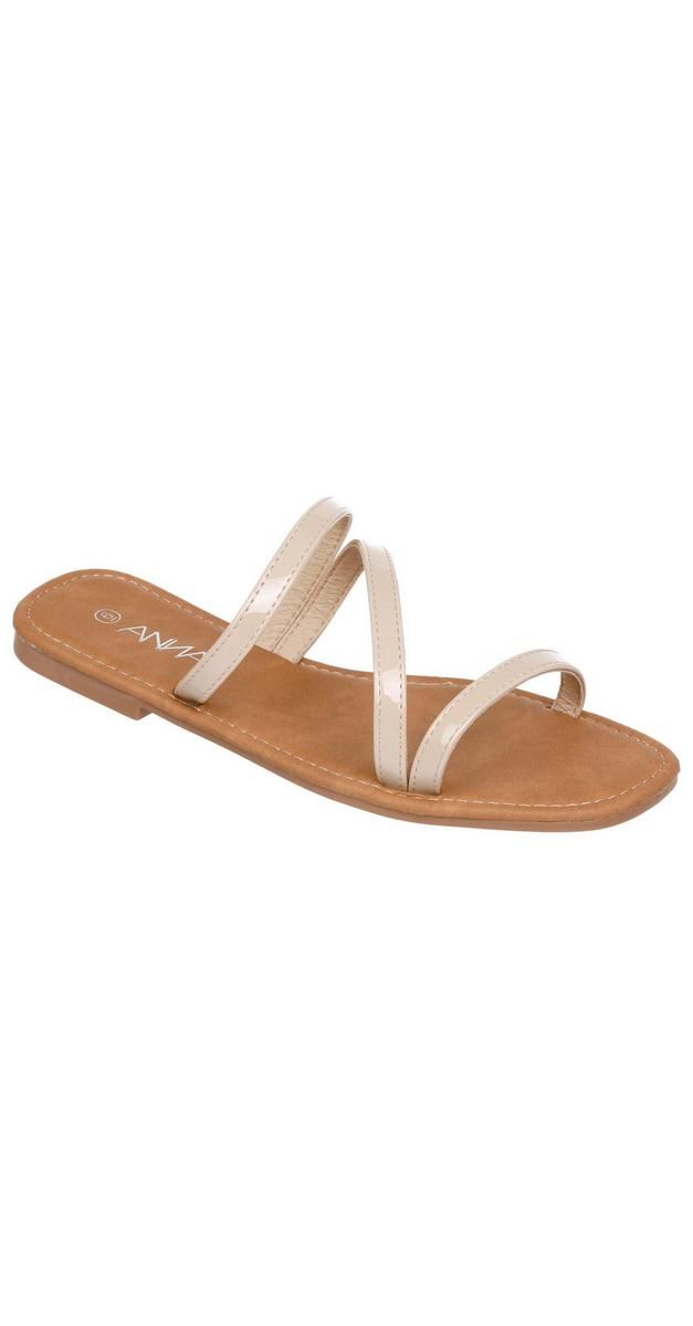 Women's Marina Flat Sandals - Nude-Mint-5582913858413   | Burkes Outlet | bealls