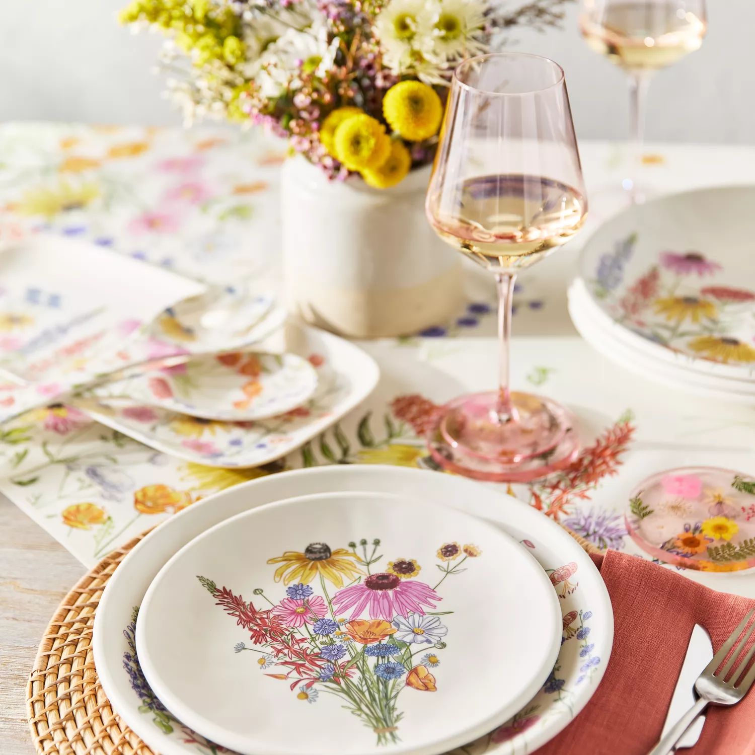 Sur La Table Wildflower Melamine Dinner Plate | Sur La Table | Sur La Table
