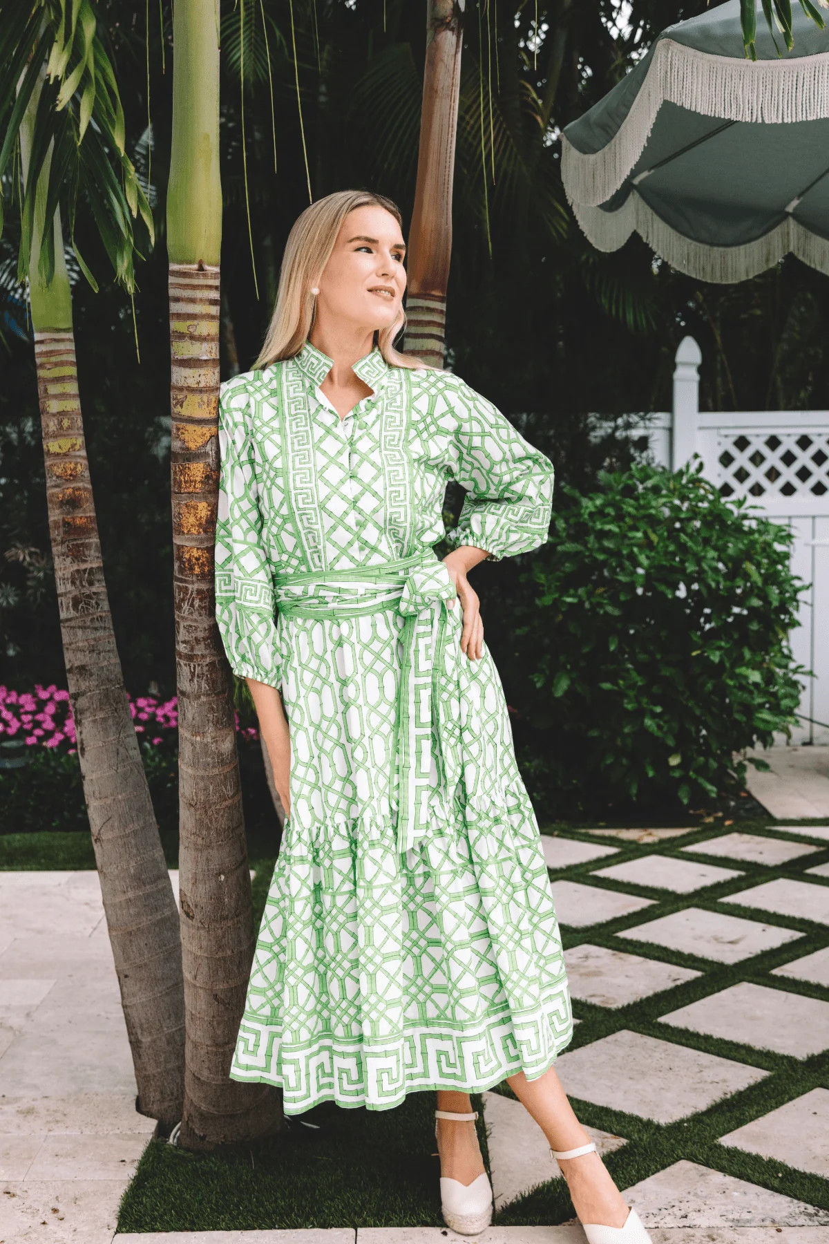 SUE SARTOR Flounce™ | Key Lime Bamboo © 2023 | SUE SARTOR