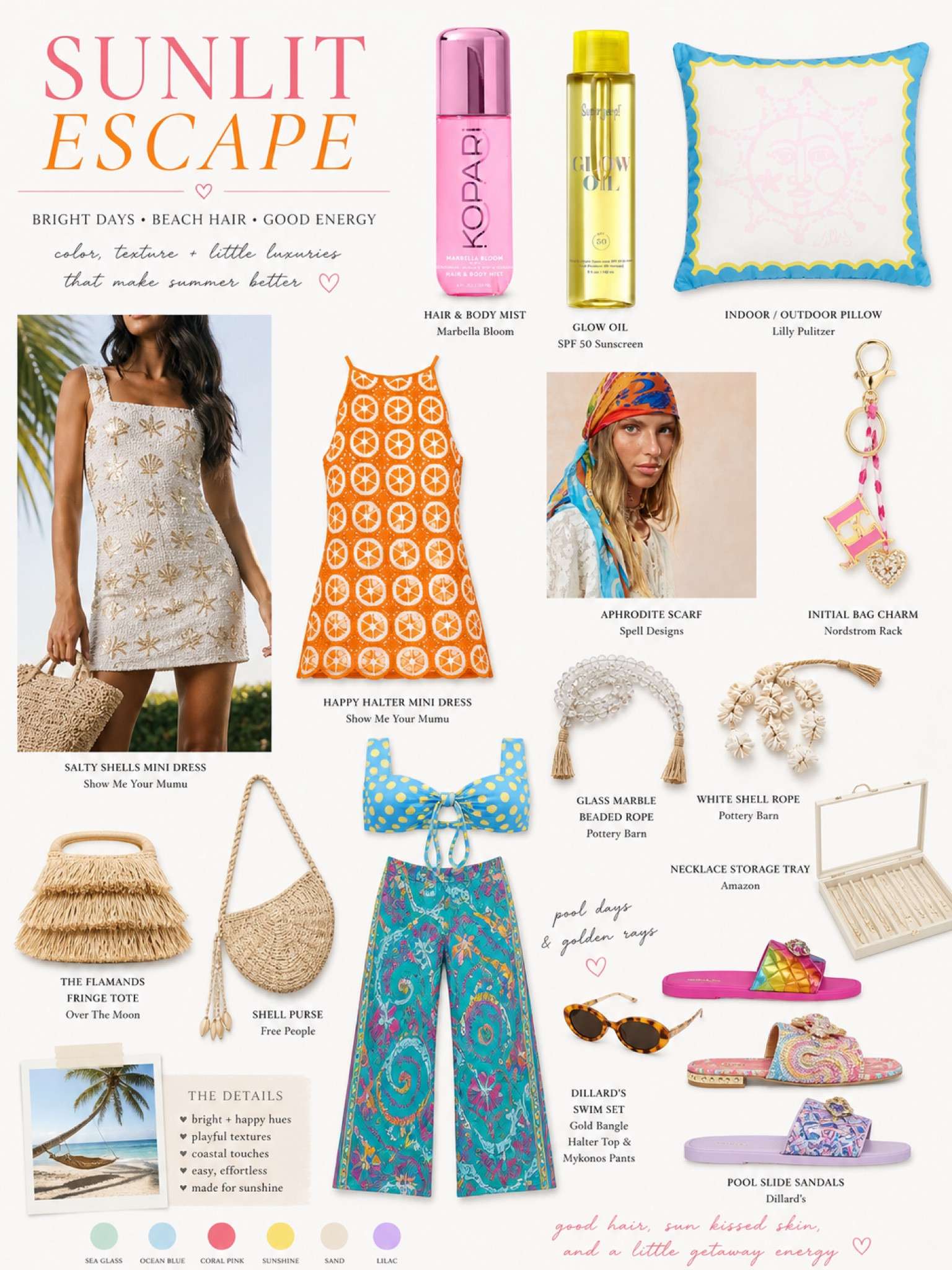 sunlit days, a little color, a lot of glow ✨
the pieces that just feel like summer

comment ESCAPE for links

#LTKdayinmylife #LTKSeasonal #LTKTravel