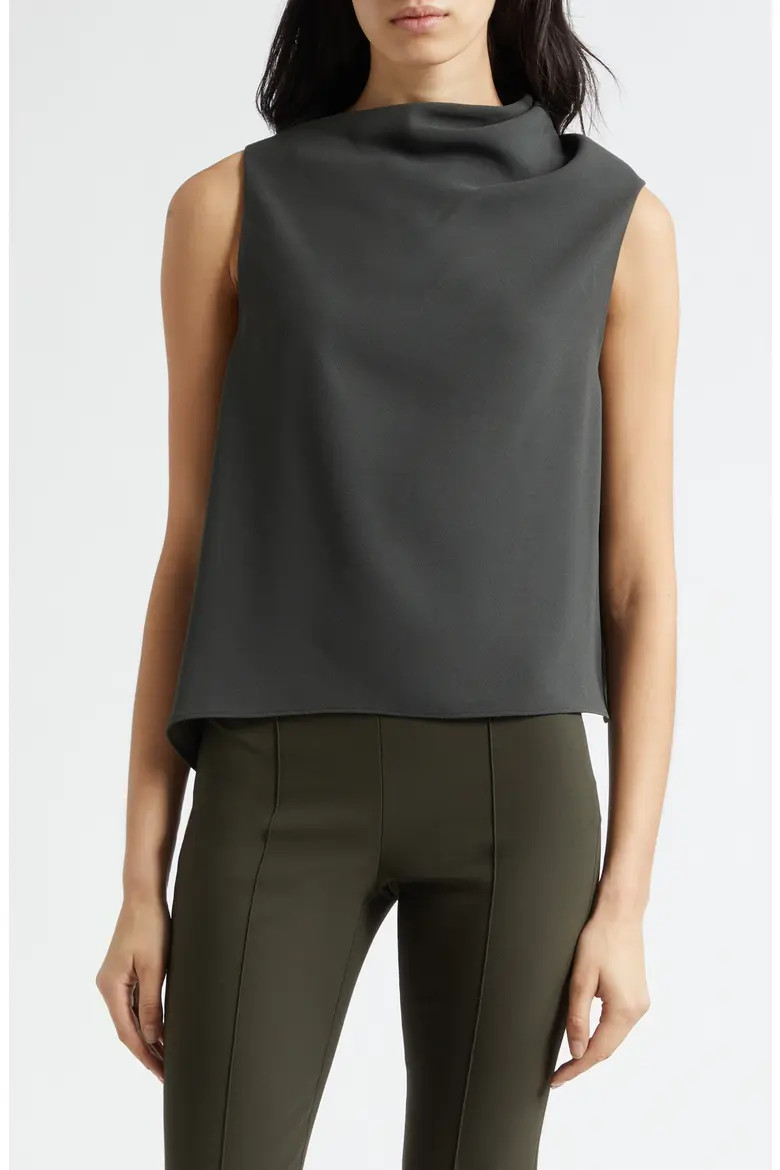 Asymmetric Drape Sleeveless Top (Women) | Nordstrom | Nordstrom