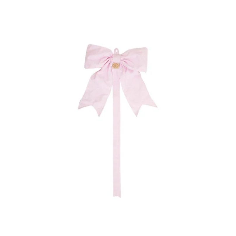 Bibie Bow Holder - Pink Savannah Seersucker | The Beaufort Bonnet Company