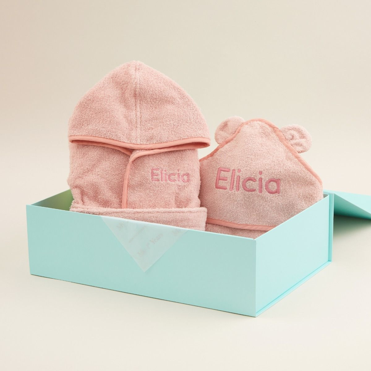 Personalised Splash and Snuggles Pink Gift Set | My 1st Years (Global)