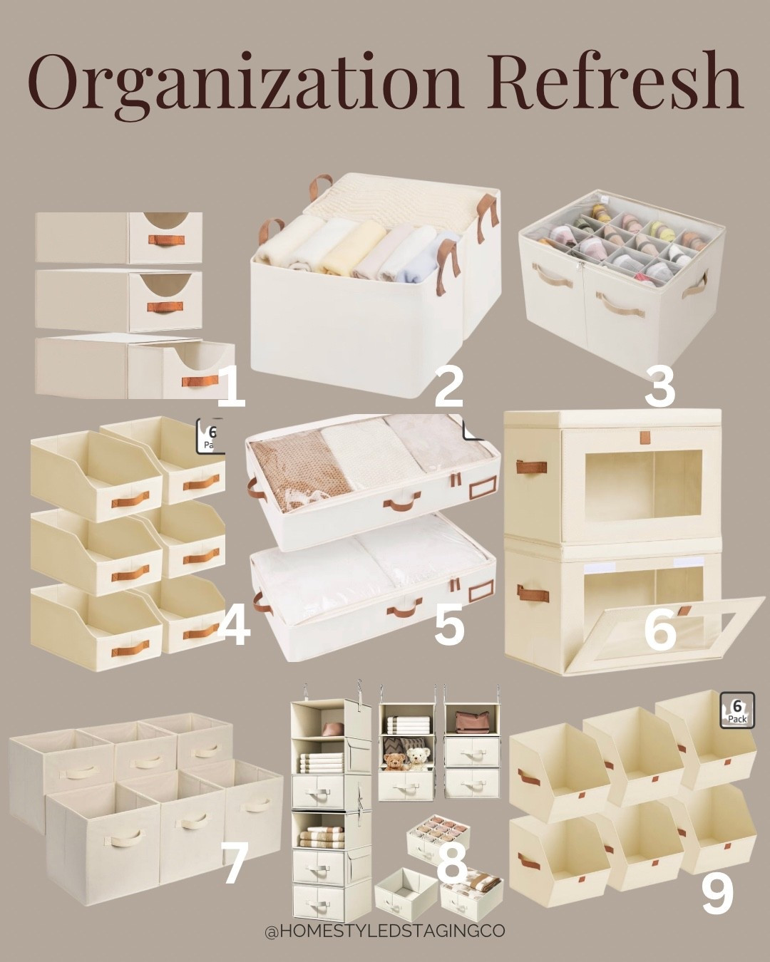 An organization refresh that actually makes everyday life easier 🤍
These neutral storage finds are simple, functional, and look good even when they’re out.

Perfect for closets, kids’ rooms, linen storage, or anywhere that needs a calm reset.
Everything is linked so you can mix + match what works for your space ✨

#LTKHome #LTKOver40 #LTKBaby