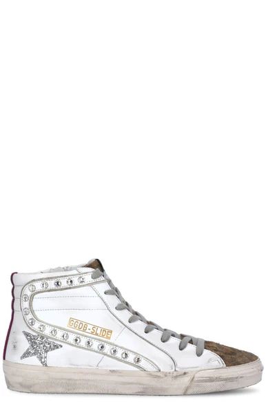 Golden Goose Deluxe Brand Slide Lace-Up Sneakers | Cettire Global