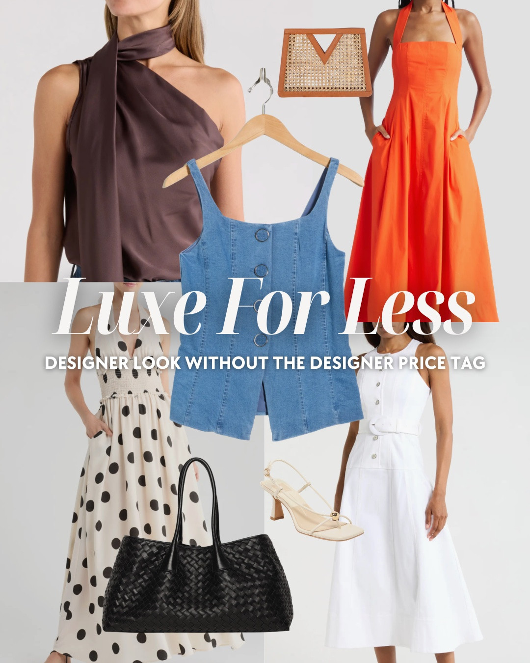 30 chic finds from Nordstrom Rack that have a designer look and feel - for less! From bags to bathing suits to tops, dresses, and shoes - these are pieces that will set you up for a chic and effortless summer 🤍

#LTKOver40 #LTKSeasonal