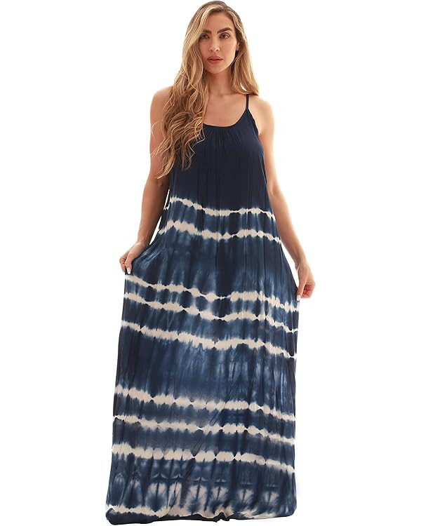 Riviera Sun Spaghetti Strap Maxi Dress for Women | Amazon (US)